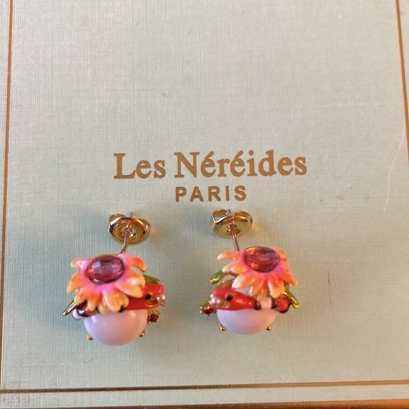 Les NEREIDES snake 🐍 earrings - Picture 2 of 3